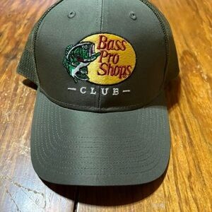 Bass Pro Shops Dark Green Fishing Hat